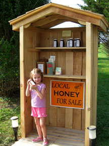 Our Granddaughter loves Pop Pop's Honey
